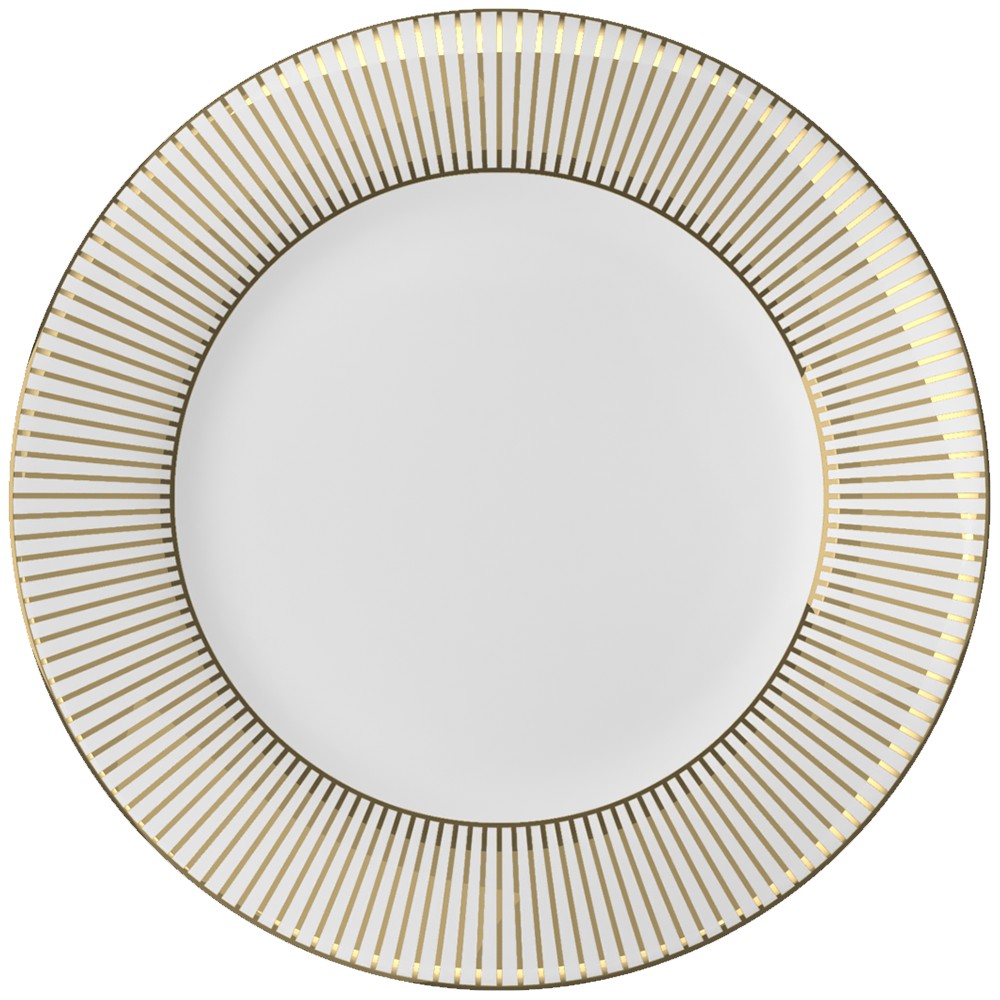 Plato llano Home de porcelana de 10.5 pulgadas