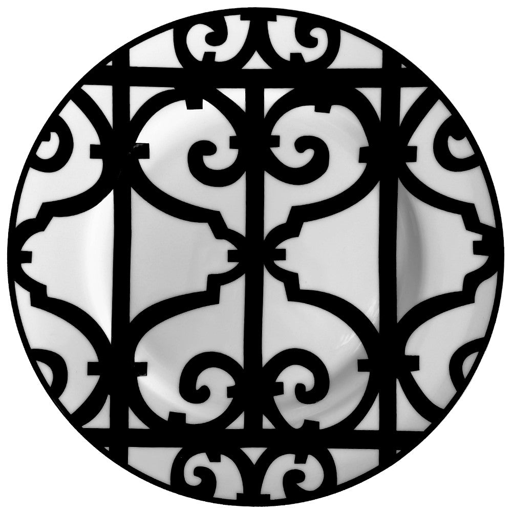 Plato llano Home de porcelana de 10.5 pulgadas