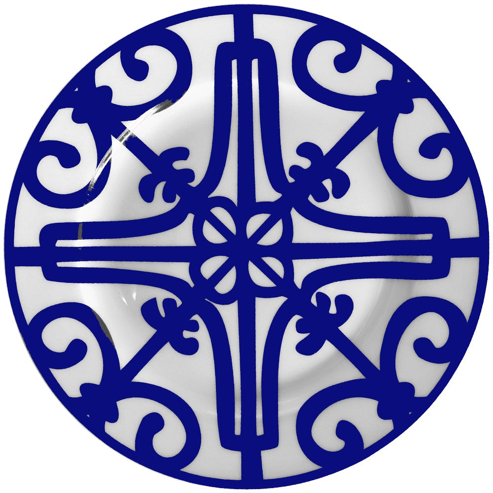 Plato llano Haus de porcelana de 8 pulgadas