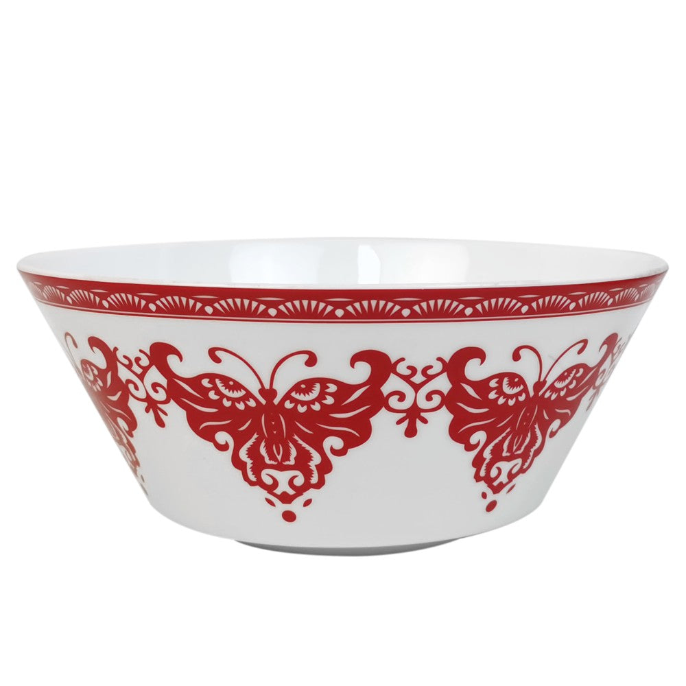 Plato hondo Home de porcelana de 6 pulgadas