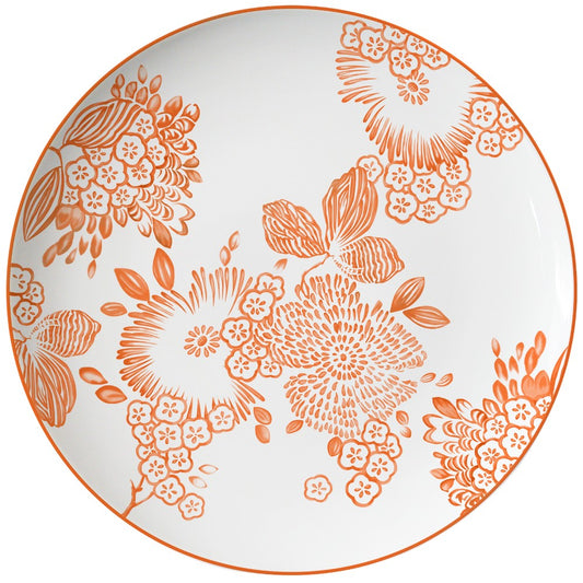 Plato llano Home de porcelana de 12 pulgadas