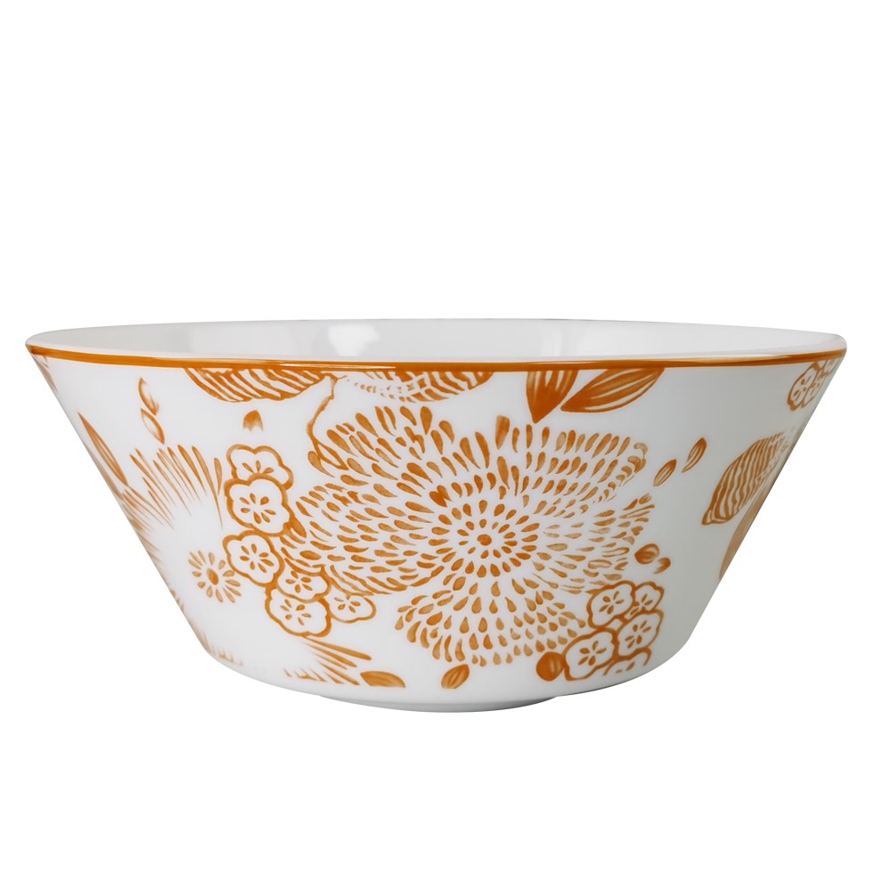 Plato hondo Home de porcelana de 6 pulgadas
