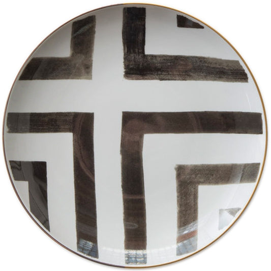 Plato llano Haus de porcelana de 8 pulgadas