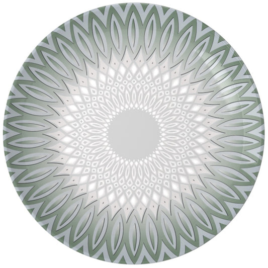 Plato llano Home de porcelana de 8 pulgadas
