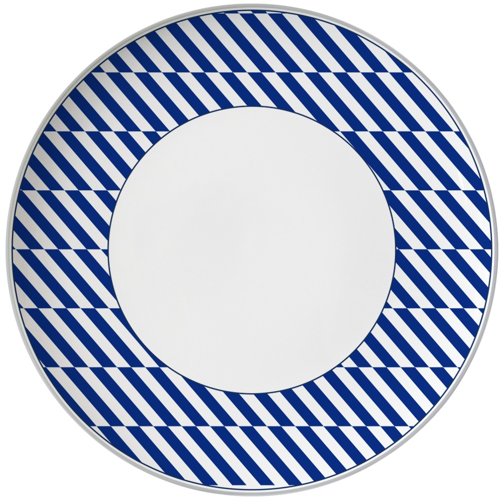 Plato llano Home de porcelana de 10.5 pulgadas