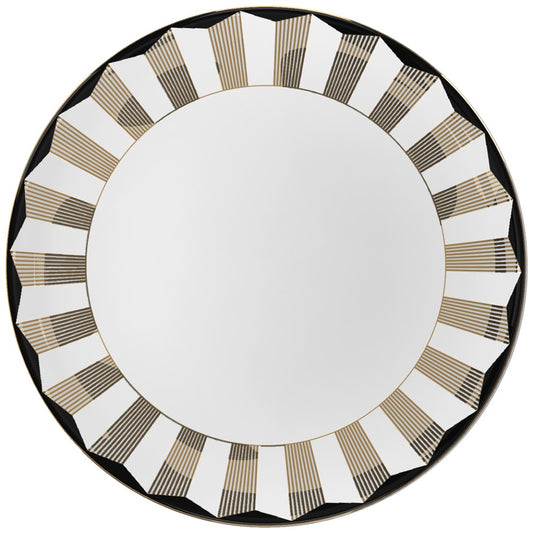 Plato llano Home de porcelana de 12 pulgadas