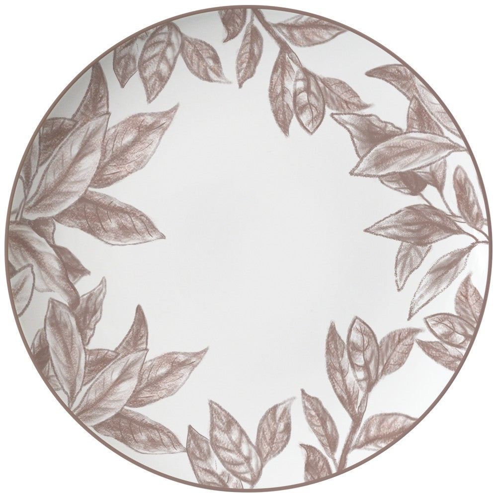 Plato llano Home de porcelana de 10.5 pulgadas