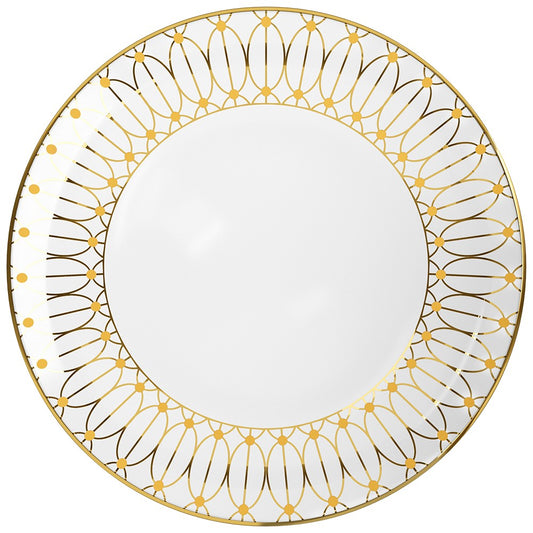Plato llano Home de porcelana de 12 pulgadas