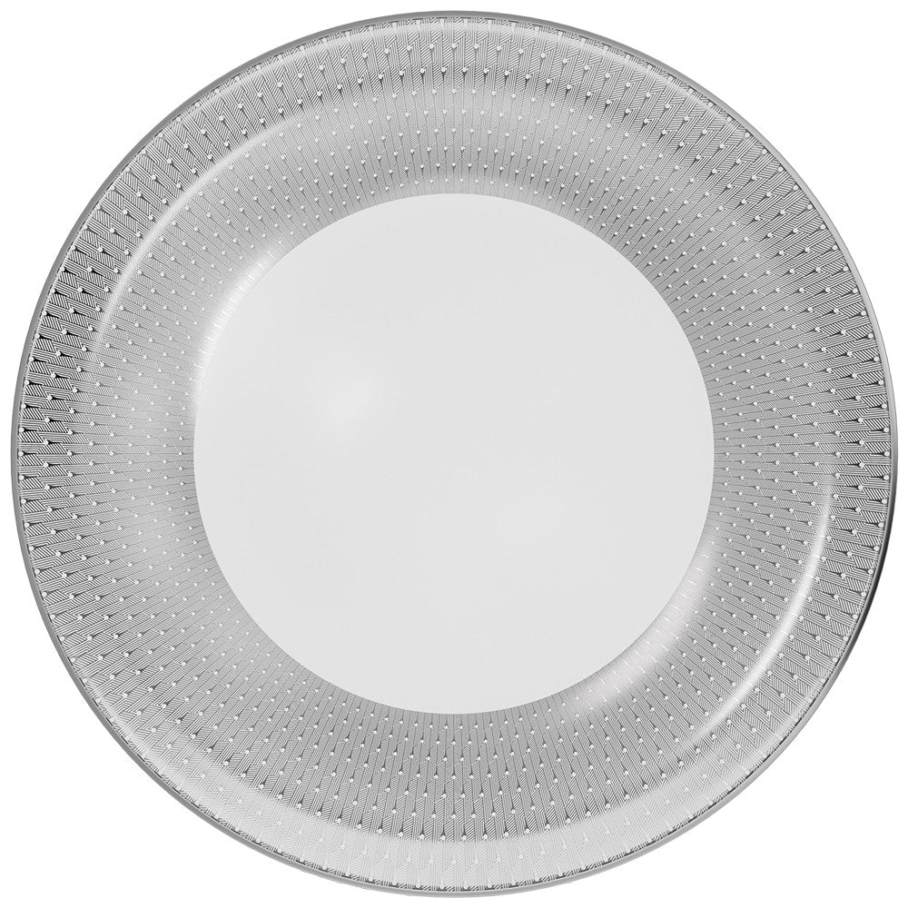 Plato llano Home de porcelana de 12 pulgadas