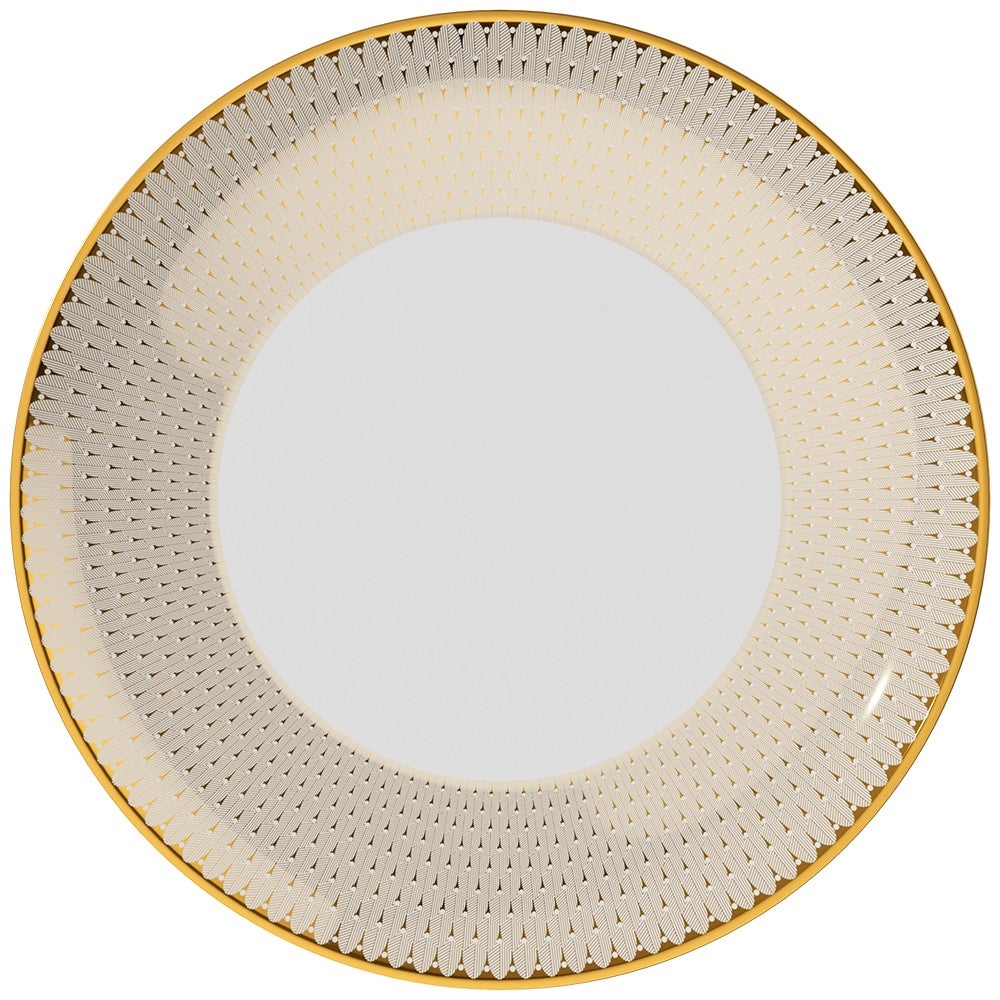 Plato llano Home de porcelana de 12 pulgadas