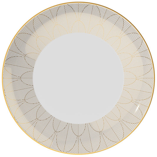 Plato llano Home de porcelana de 10.5 pulgadas
