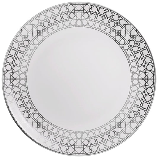 Plato llano Home de porcelana de 12 pulgadas