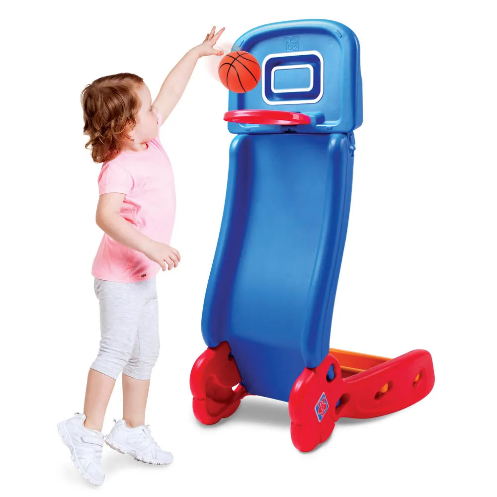 Tobogán y Baloncesto Convertible Grow'n Up