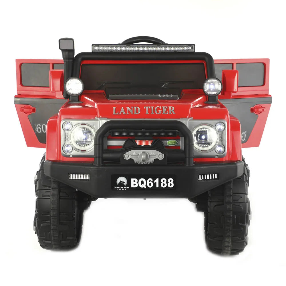 Carro Jeep Recargable de 12 Voltios Rojo
