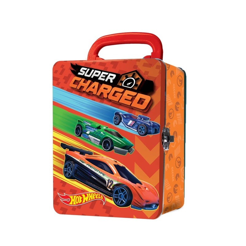 Caja De Metal Para 18 Carritos - Hot Wheels