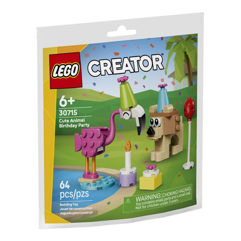 Bloques Cute Animal Birthday Party 64 Piezas - Lego