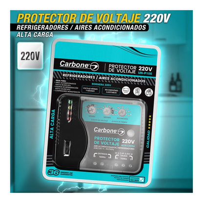 Protector D/Voltaje 220 Volt 50/60Hz 20A - CARBONE - 11170504
