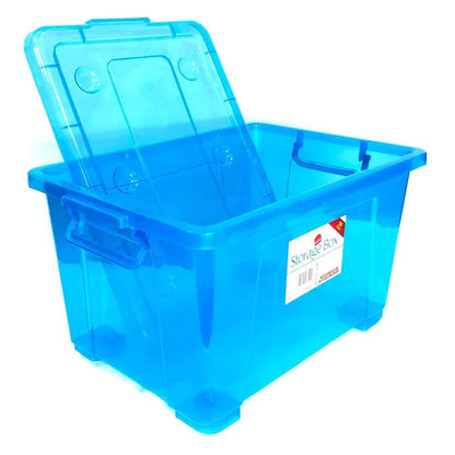 Caja Home Elegance de Plástico Con Tapa 50 L - Surtido