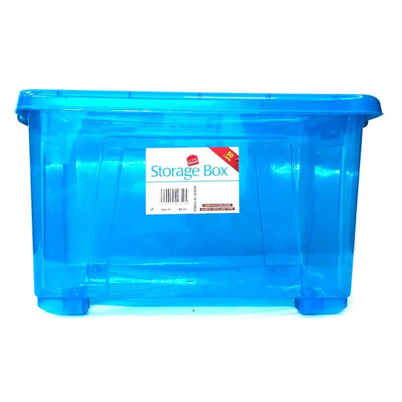 Caja Home Elegance de Plástico Con Tapa 50 L - Surtido