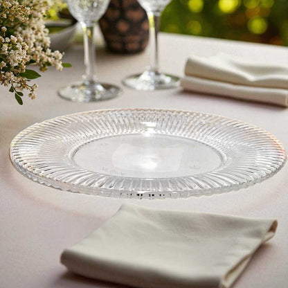 Plato Llano Acrílico Home Elegance de 10" / Clear