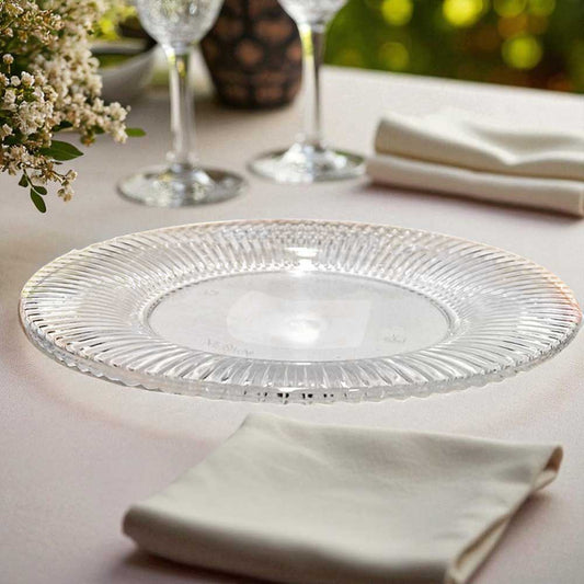 Plato Llano Acrílico Home Elegance de 10" / Clear