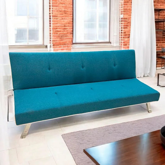Sofacama Elements Furniture De Tela / Patas De Metal-Azul