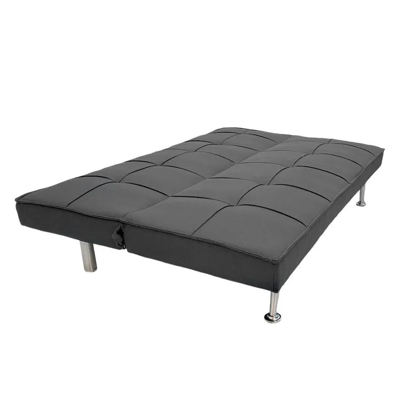 Sofacama Elements Furniture De Tela / Patas De Metal-Gris Oscuro