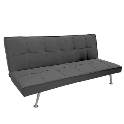 Sofacama Elements Furniture De Tela / Patas De Metal-Gris Oscuro