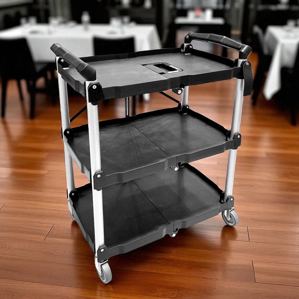 Carrito de Servicio Home Elegance Plegable / 3 Niveles