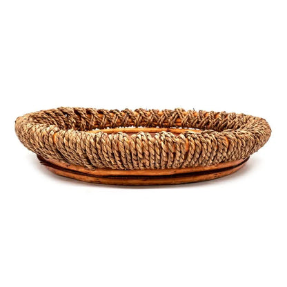 Canasta De Mimbre Home Elegance Redonda 30 CM X 30 CM