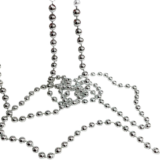 Guirnalda De Cuentas 700 CM Silver - Christmas Elegance