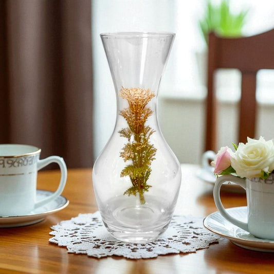 Florero Decorativo Home Elegance de Vidrio / Clear / 6"