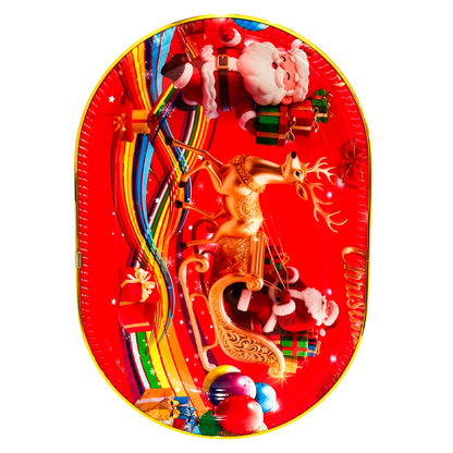 Bandeja Para Servir Plastica 34.5 X 24 X 4 CM Surtido - Christmas Elegance