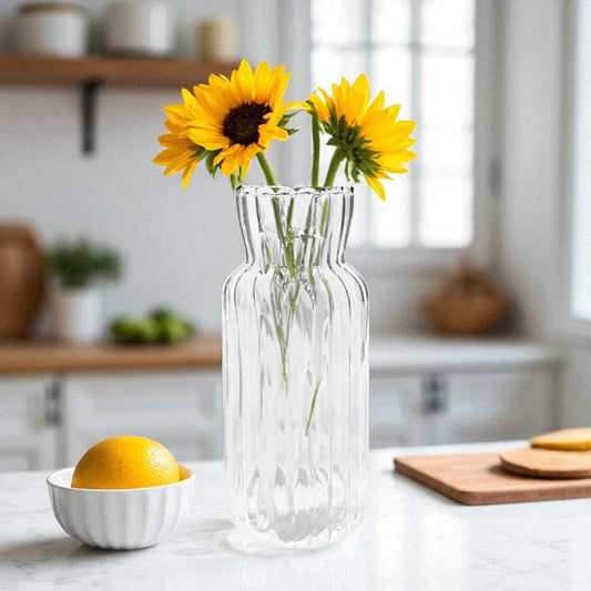 Florero Decorativo Home Elegance de Vidrio / Clear / 5.5"