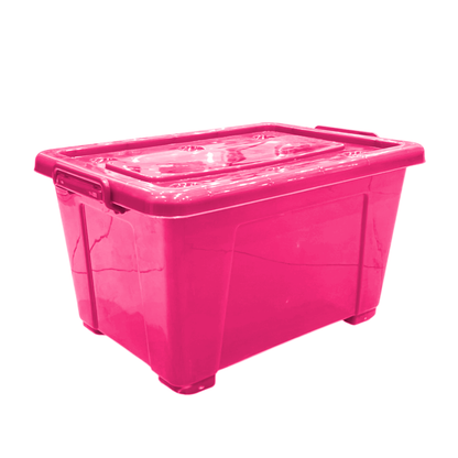 Caja Plástica 50Lt Color Solido / Surtido