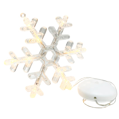 Luz LED Copo De Nieve 18 X 14 CM - Christmas Elegance