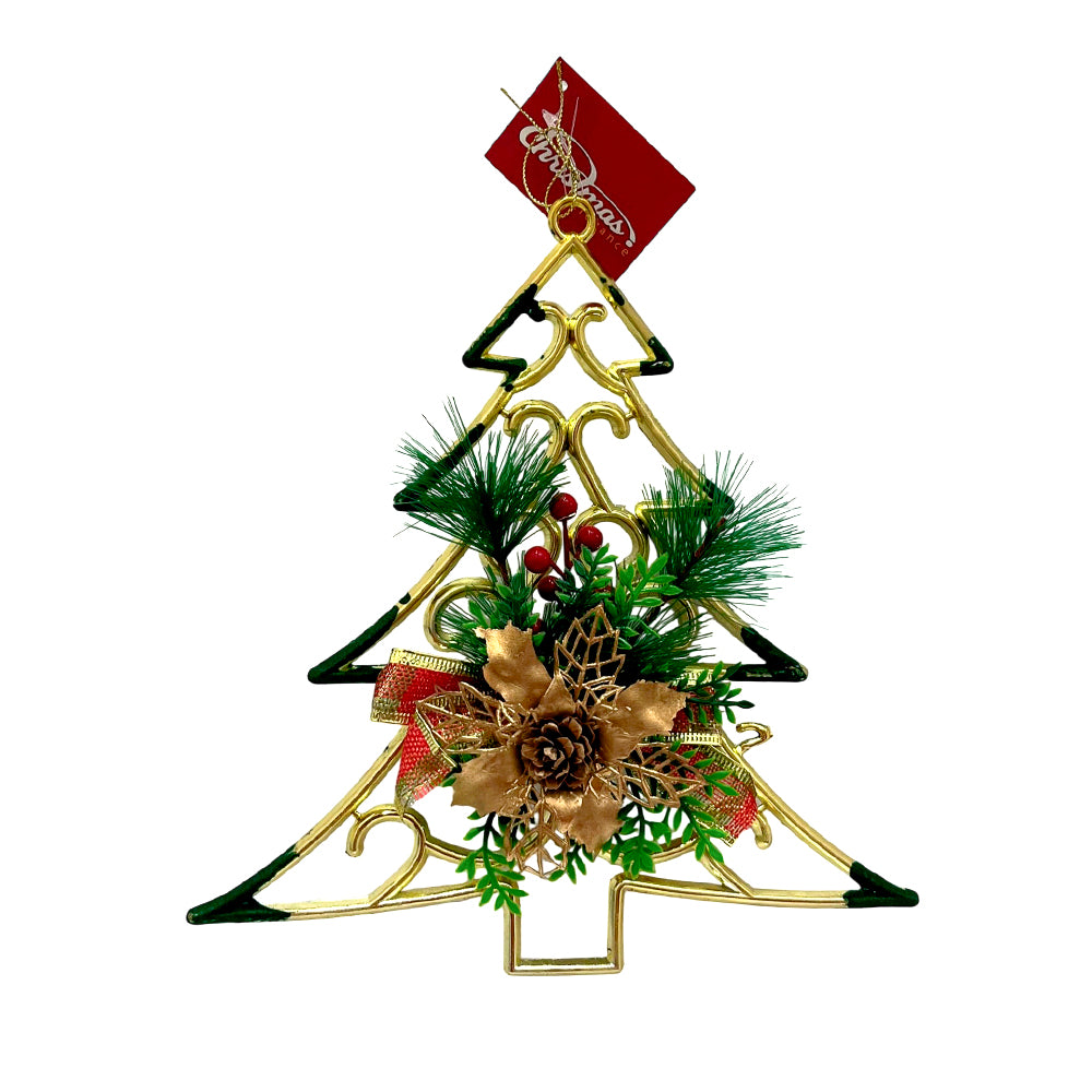 Ornamento Árbol De Navidad 25 CM Dorado - Christmas Elegance