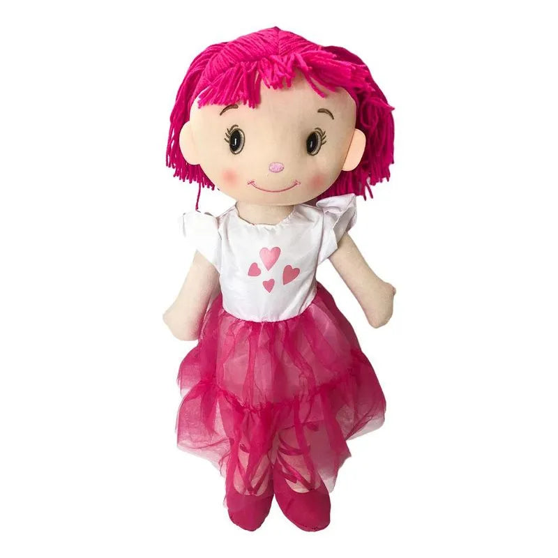 Muñeca de Trapo Bairong Bailarina C/Corazones