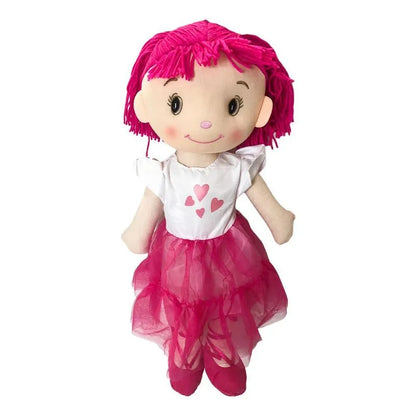 Muñeca de Trapo Bairong Bailarina C/Corazones