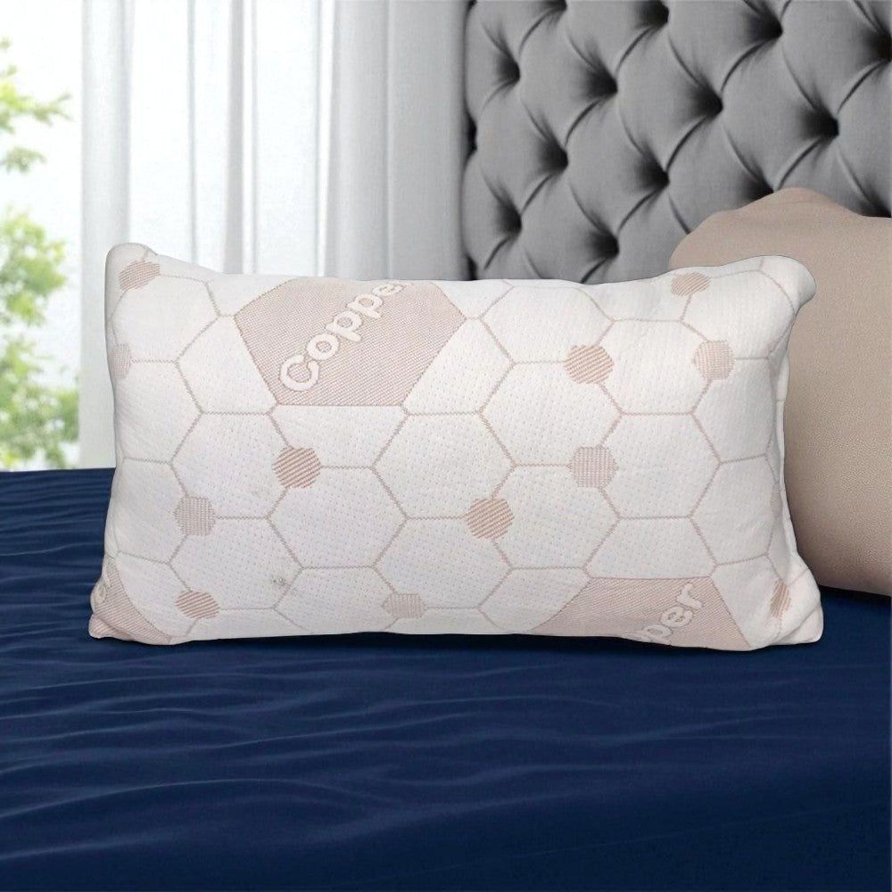 Almohada Home Elegance Standard Memory Foam - Copper Infused