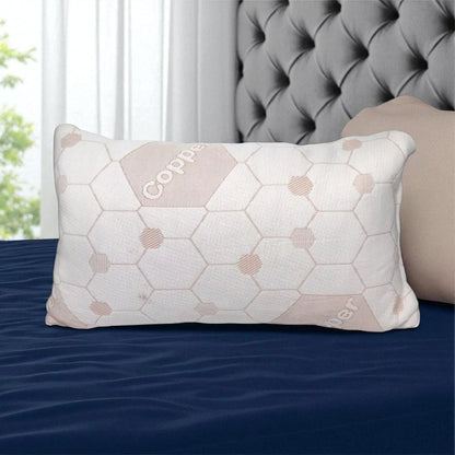 Almohada Home Elegance Standard Memory Foam - Copper Infused