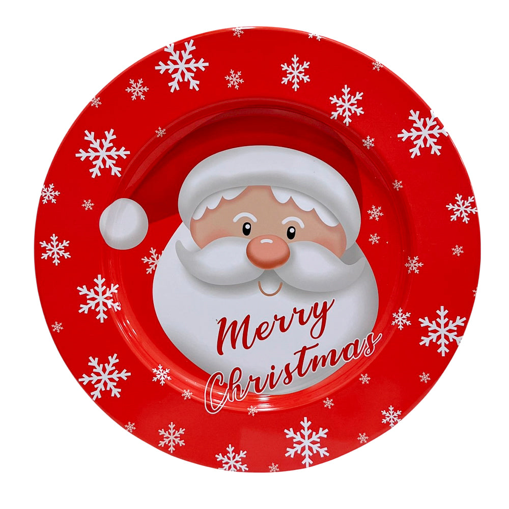 Plato Redondo 33 CM / Metal / Multiuso Surtido - Christmas Elegance
