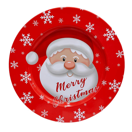 Plato Redondo 33 CM / Metal / Multiuso Surtido - Christmas Elegance
