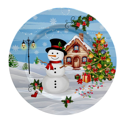 Plato Redondo 33 CM / Metal / Multiuso Surtido - Christmas Elegance