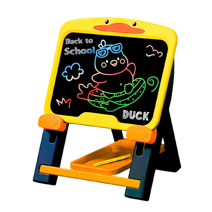 Tablero Infantil Star Toys Con Soporte Amarillo - 39.5 x 30 x 32.5 cm