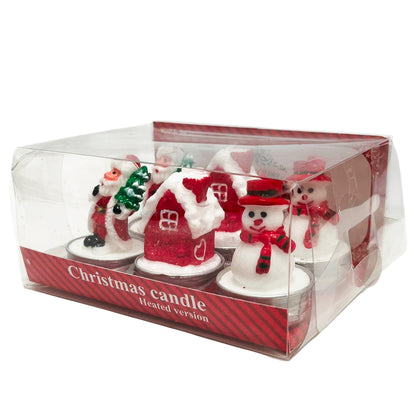Vela Mini 5 CM / 6 Piezas Surtido - Christmas Elegance
