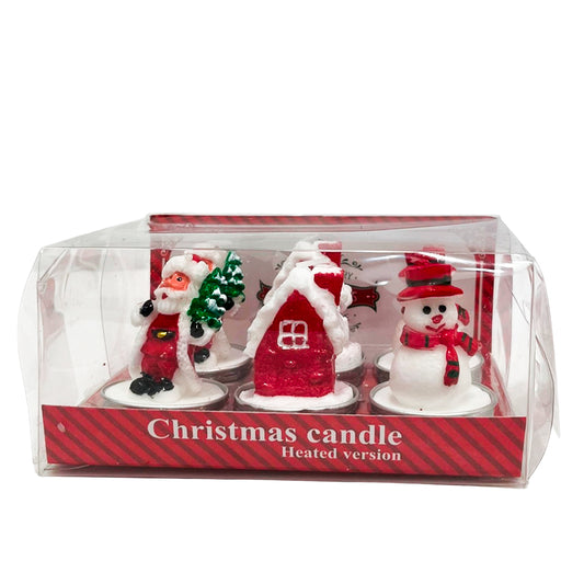 Vela Mini 5 CM / 6 Piezas Surtido - Christmas Elegance