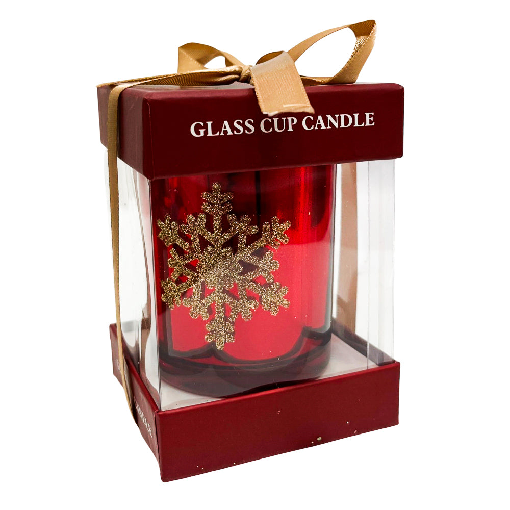 Vela Aromática En Vaso De Vidrio 7.7 CM / Surtido - Christmas Elegance