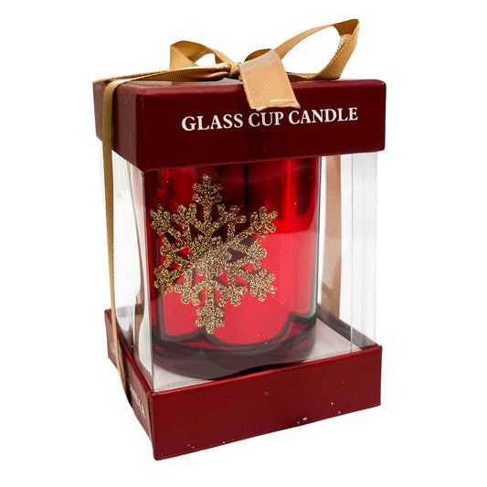 Vela Aromática En Vaso De Vidrio 7.7 CM / Surtido - Christmas Elegance