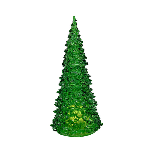 Adorno De Vidrio Decorativo Árbol / LED / 22 CM Verde - Christmas